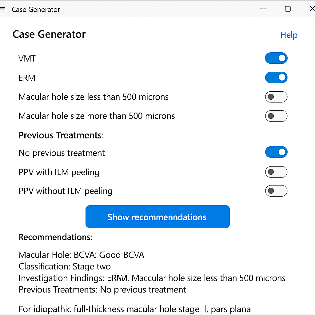 Case Generator preview